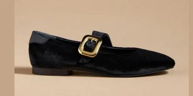 Maeve Anthropologie Buckle Mary Jane Flats