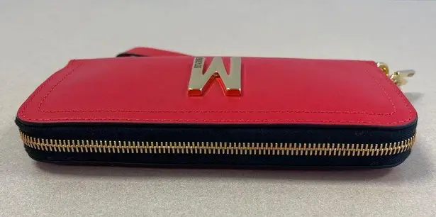 Moschino Couture Red Zip Around Large Wristlet Wallet - NWT