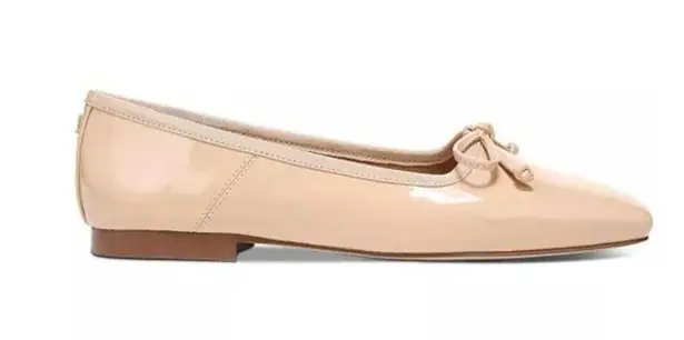 Circus by Sam Edelman NWB CIRCUS NY Teresa Square-Toe Ballet Flats nude size 8