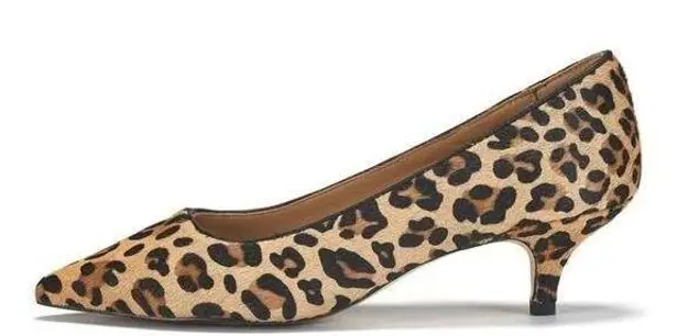 ZARA  Kitten Heel Fall Trend Leopard Print Shoes