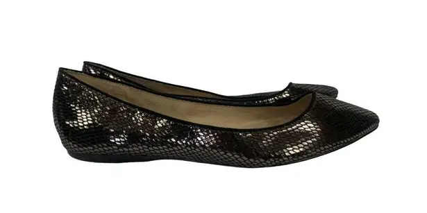 Arizona Jeans Women's Scaled Black Flat Shoes