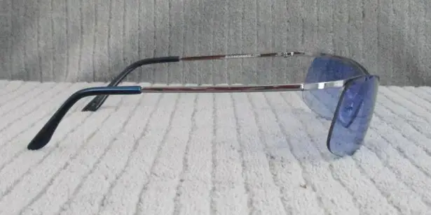 New Divine Eyewear Krista Chrome/Blue Gradient Sunglasses Women's NWT