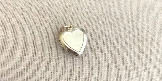 Vintage Stamped Hong Kong Heart Pendant