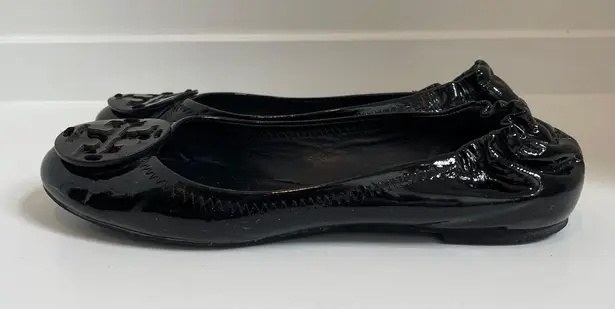 Tory Burch Patent Leather Ballet Flats Black 8