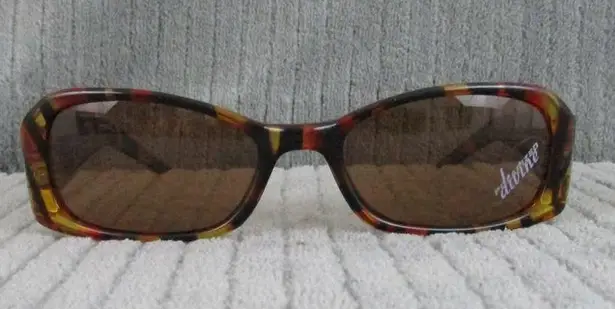 New Divine Eyewear Honey Leopard/Brown Polarized Women's Sunglasses NWT Brown