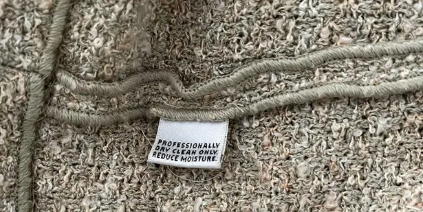 St. John Collection Sleeveless Textured Knit Dress Ecru, Sz 6 (missing belt)