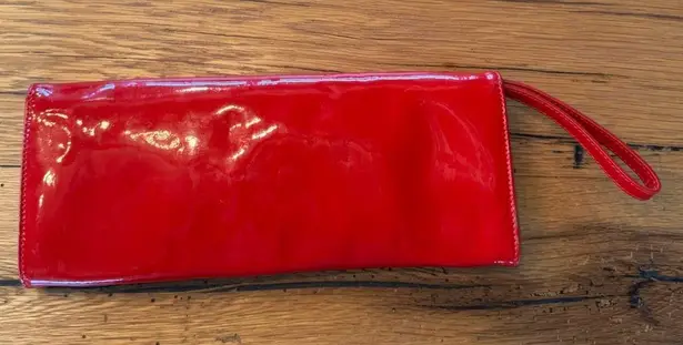 Maurizio Taiuti Bright Red Genuine Leather Clutch Wallet Bag