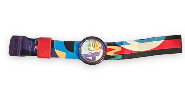 Swatch Vintage 1991 Pop Letterhead Watch