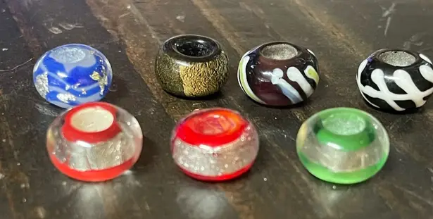 Boutique Handmade Glass Beads Jewelry 6 pieces