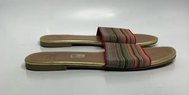 American Eagle  Outfitters flat slides multi colored size 9