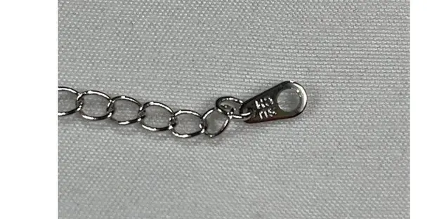 SU CH SKU 7850 Heart Shaped Purple and Pink Crystal Pendant Necklace