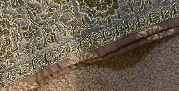 Indian Pakistani Kurta embroidered & embellished Brown Size 8