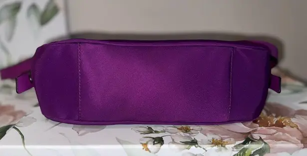 Henri Bendel Purple Crossbody Bag with Gold Accents