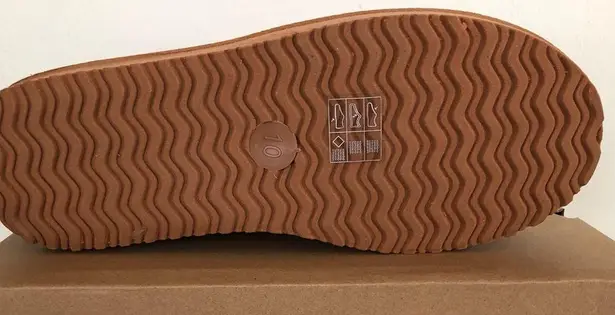 Pacific&Co PORTLAND BOOT Size 10 Chestnut Womens Shearling Booties Faux Suede New