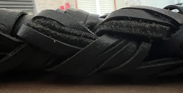 Sondra Roberts | braided clutch handbag.