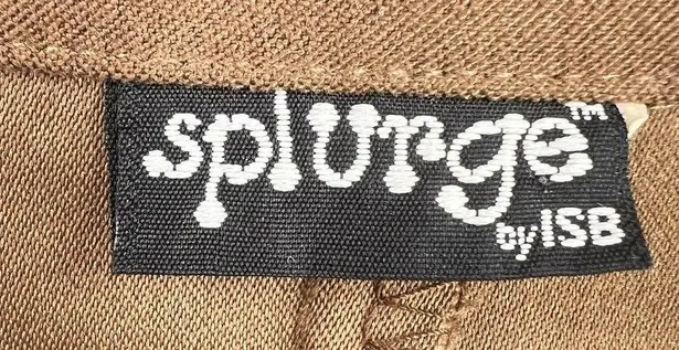 Vintage Faux Suede Long One Button Jacket Splurge by ISB Size Small (estimated)