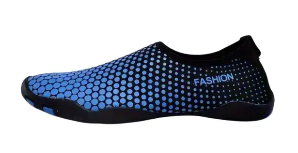 Swimming Water Aqua Shoes Men 7 Women 9 Beach Camping Adult Unisex Blue Black