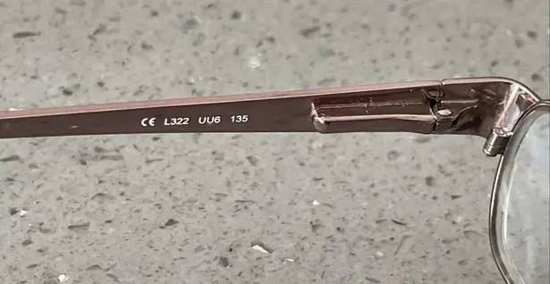 Liz Claiborne  L322 UU6 EYEGLASSES FRAMES ONLY 52-18-135 full rim purple red