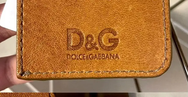 Dolce & Gabbana Authentic Camel Leather Belissima Mirror Bag Charm