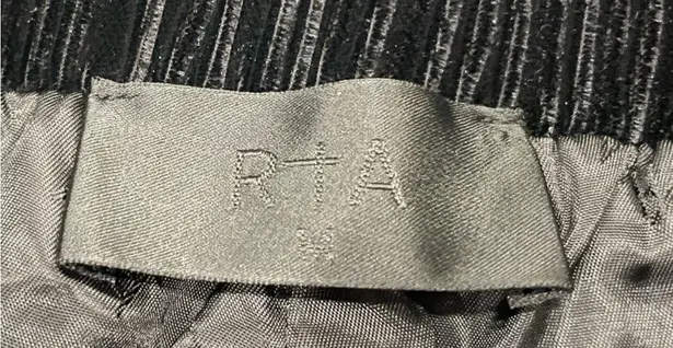 RtA Ash Metallic Sequin Leopard Track Pants Medium M