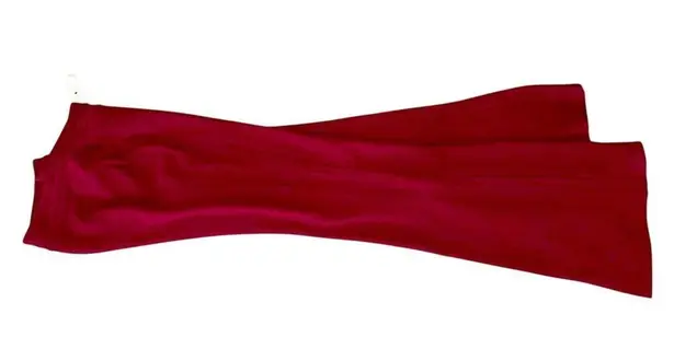 CALVIN KLEIN Performance Waffle Knit High Waist Flare Pants Size XL New MSRP $60 Red