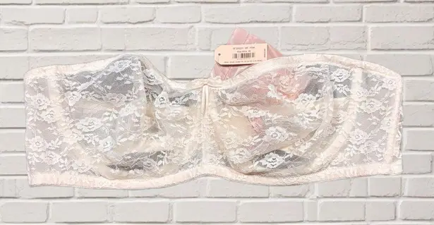 Dobreva Strapless Lace Bra 34C – Ivory Nude – NWT Size undefined