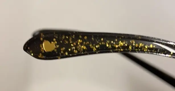 Juicy Couture  black and gold speckled sunglasses D6