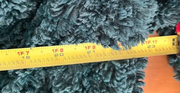 Wilfred Free Women's Green Cocoon Shawl Collar One Button Plush Jacket Sz Medium