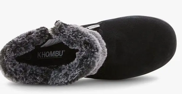 Khombu Women's Jessica Ankle Boots Faux Fur Shearling Lining