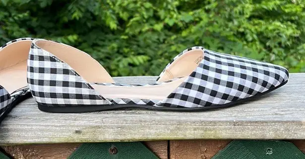 Forever 21  Slip on * Black/White Checkered Shoes Sz 7.5 NWOT