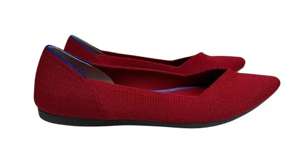 Rothy's Rothy’s The Point Washable Flats in Chili Red Size 5.5