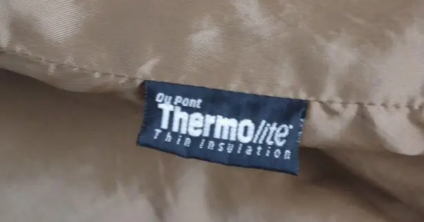 Vintage Brown Leather Insulated Stitch Detailed Jacket Large