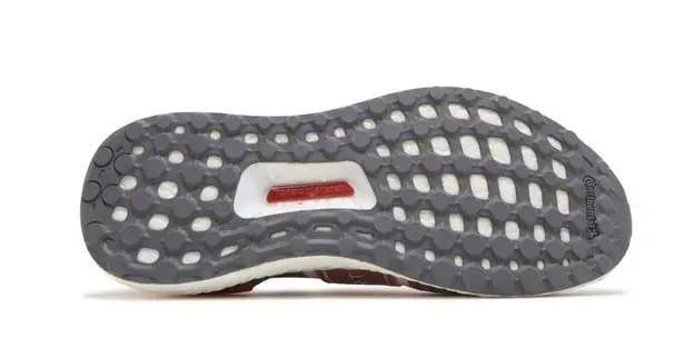 Stella McCartney x Adidas Red/Grey Knit Ultra Boost Sneakers Orange Size 9