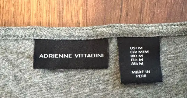 Adrienne Vittadini long sleeve tissue tee tunic, size M, NWT