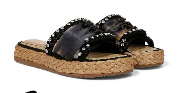 Circus by Sam Edelman Circus NY By Sam Edelman Rhinestone Embellished Wyatt Slide Sandals