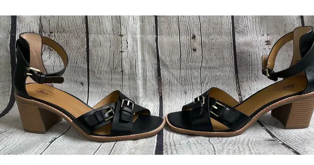 G.H. Bass &Co. Black Penelope Leather Sandals NWOB