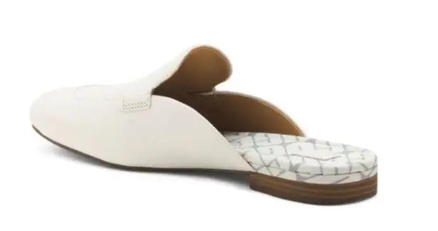 UGG white leather Mule