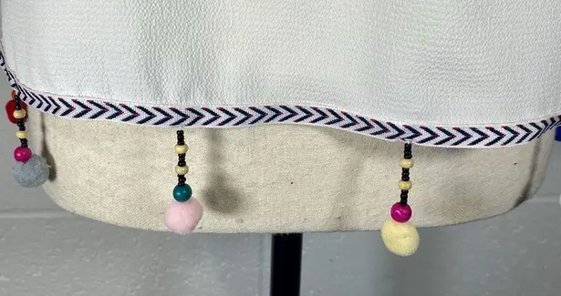 Have White Pom Pom Off The Shoulder Blouse SMALL