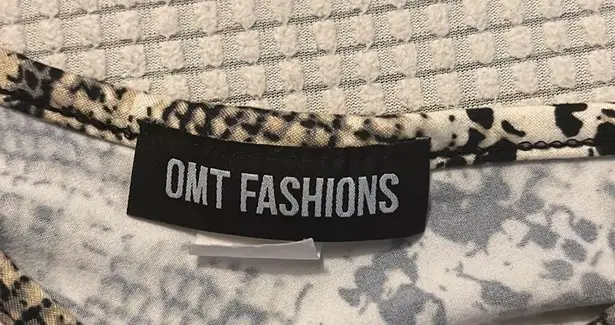 snake print crop top