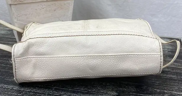 The Sak Ivory Leather Crossbody Handbag