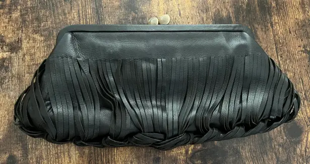 Sondra Roberts | braided clutch handbag.