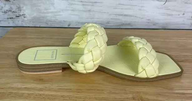 Dolce Vita Indy Braided Slide Pale Yellow Size 6