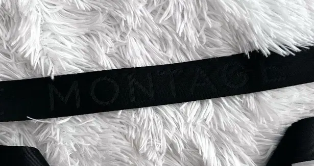 MONTAGE | Black Small Crossbody Travel Eco Convertible Tote Gold Hardware Zipper Black