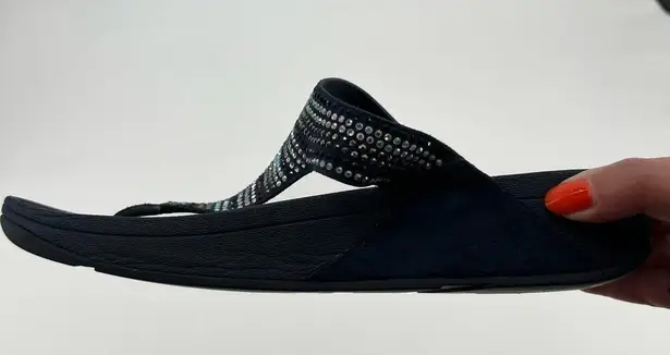 FitFlop Flare Strobe Toe Post Sandal flip flops embellished rhinestones size 11