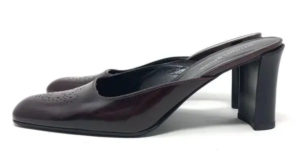 via spiga STUDIO SPIGA burgundy mules, made in Italy, size 8.5