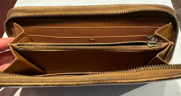 BVLGARI Brown Leather Long Wallet - READ DESCRIPTION