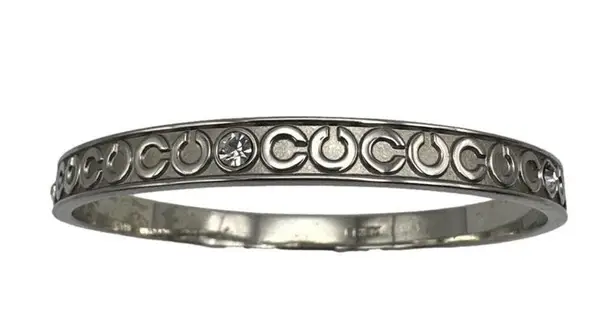 Coach  Signature Hinged Bangle Bracelet