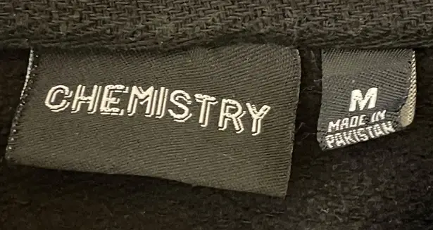 Chemistry Tupac Poetic Justice Hoodie Zipper Jacket Black Red White Size Medium