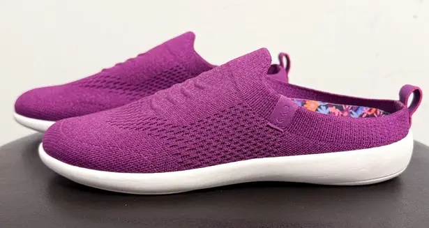Revitalign Deep Orchid Purple Stella Knit Fabric Slide Slip On Mules Shoes 9.5 B