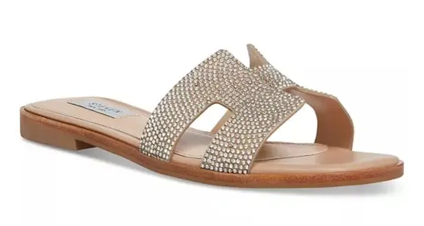 Steven By Steve Madden STEVEN New York | ladies Hadyn rhinestone slide sandal. Size: 9.5
